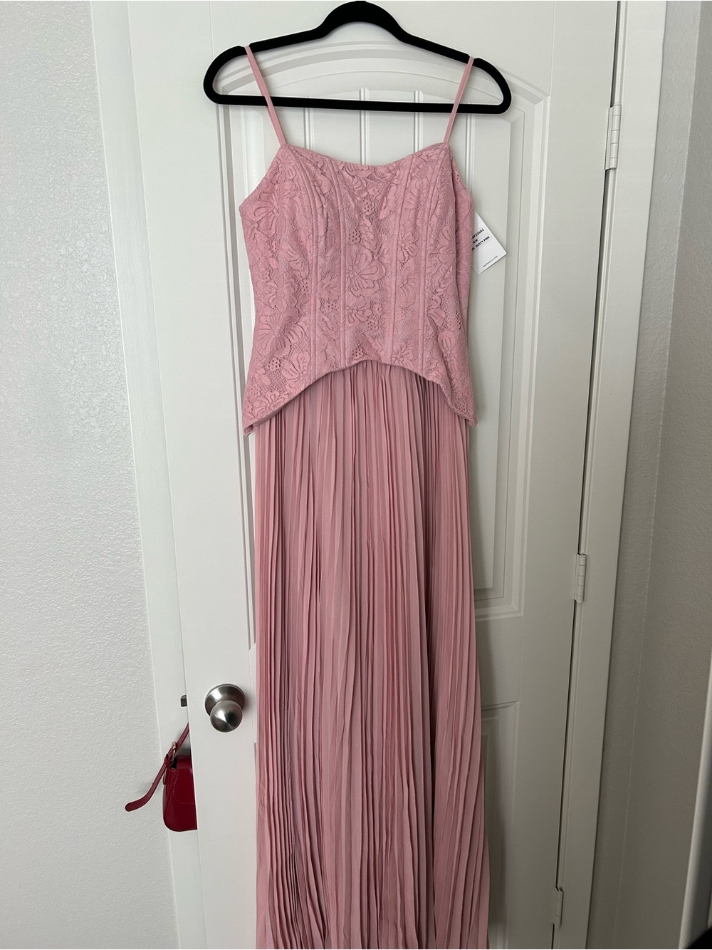 Hello Molly Refined Shine Maxi Dress Pink - Picture 4 of 6